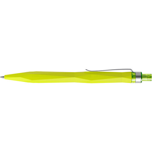 Prodir QS20 Soft Touch PRS Push Kugelschreiber , Prodir, gelbgrün / silber, Kunststoff/Metall, 14,10cm x 1,60cm (Länge x Breite), Bild 5