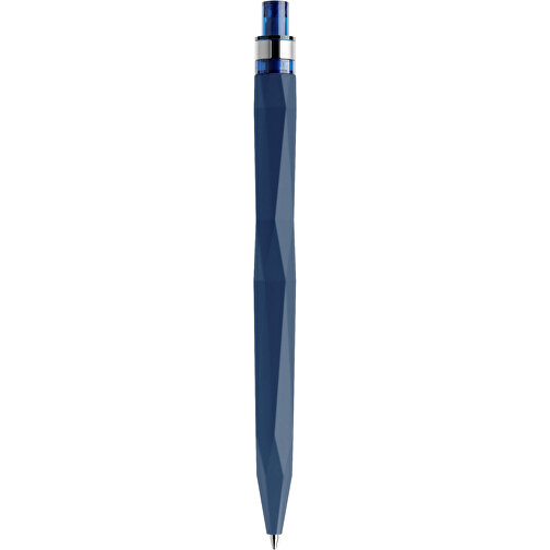 Prodir QS20 Soft Touch PRS Push Kugelschreiber , Prodir, sodalithblau / silber, Kunststoff/Metall, 14,10cm x 1,60cm (Länge x Breite), Bild 3