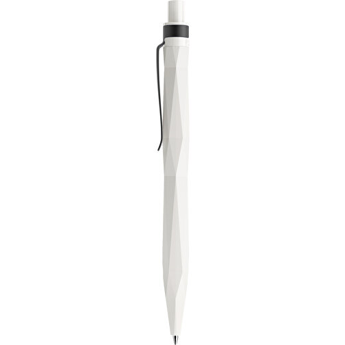 Prodir QS20 PMS Push Kugelschreiber , Prodir, weiß / schwarz, Kunststoff/Metall, 14,10cm x 1,60cm (Länge x Breite), Bild 2