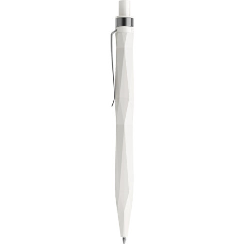 Prodir QS20 PMS Push Kugelschreiber , Prodir, weiß / graphit, Kunststoff/Metall, 14,10cm x 1,60cm (Länge x Breite), Bild 2