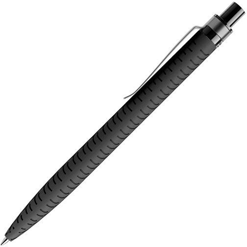 Prodir QS03 Soft Touch PRS Push Kugelschreiber , Prodir, schwarz/graphit, Kunststoff/Metall, 14,10cm x 1,60cm (Länge x Breite), Bild 4