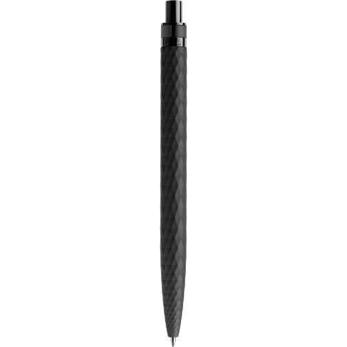 Prodir QS01 Soft Touch PRS Push Kugelschreiber , Prodir, schwarz/schwarz, Kunststoff/Metall, 14,10cm x 1,60cm (Länge x Breite), Bild 3