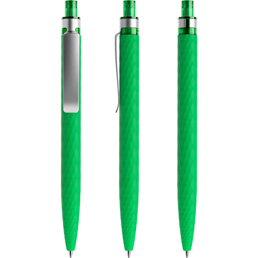 Prodir QS01 Soft Touch PRS Push Kugelschreiber , Prodir, hellgrün/silber, Kunststoff/Metall, 14,10cm x 1,60cm (Länge x Breite), Bild 6