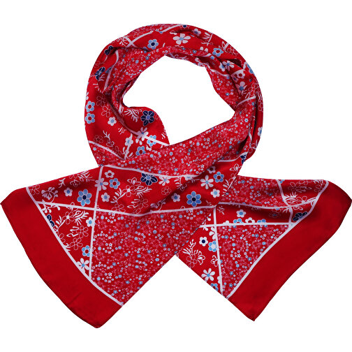 foulard, pure soie, satin, ca. 27x140 cm, Image 1