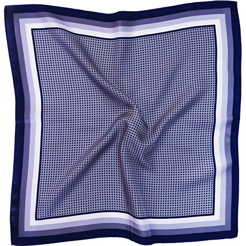 Nicki skjerf, ren silke, twill, trykt, ca. 53 x 53 cm, Bilde 1