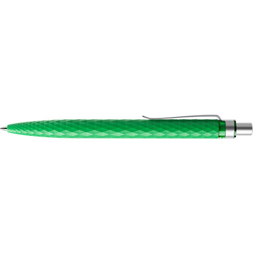 Prodir QS01 PMS Push Kugelschreiber , Prodir, hellgrün/silber satiniert, Kunststoff/Metall, 14,10cm x 1,60cm (Länge x Breite), Bild 5