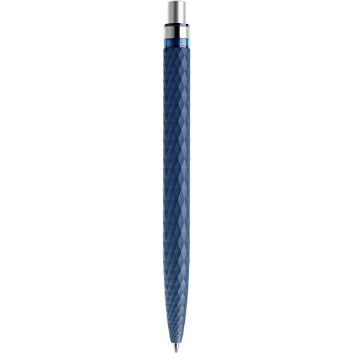 Prodir QS01 PMS Push Kugelschreiber , Prodir, sodalithblau/silber satiniert, Kunststoff/Metall, 14,10cm x 1,60cm (Länge x Breite), Bild 3
