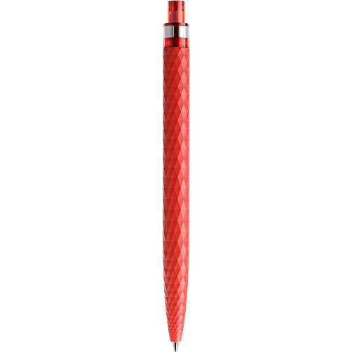 Prodir QS01 PMS Push Kugelschreiber , Prodir, rot, Kunststoff/Metall, 14,10cm x 1,60cm (Länge x Breite), Bild 3