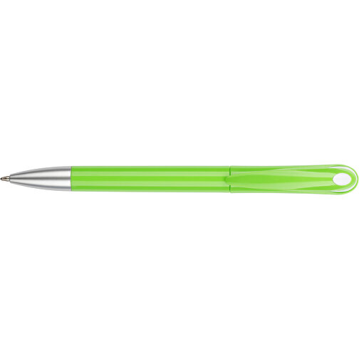 Kugelschreiber Halo , Promo Effects, grün / weiss, Kunststoff, 14,00cm (Länge), Bild 6