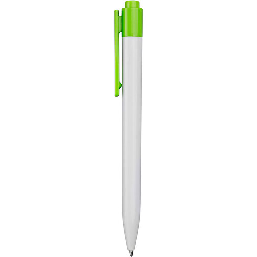 Kugelschreiber Summer , Promo Effects, weiss/grün, Kunststoff, 13,50cm (Länge), Bild 1