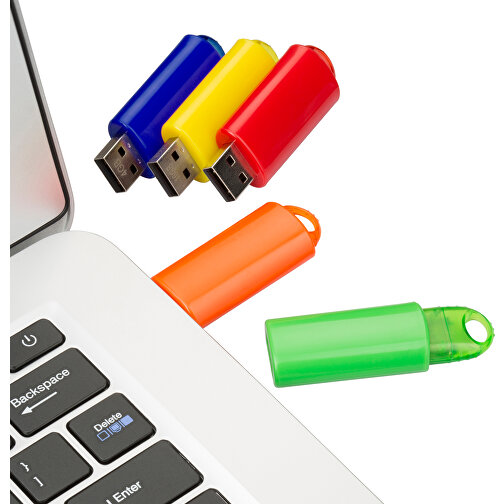 USB-Stick SPRING 3.0 64GB , Promo Effects MB , rot MB , 65 GB , Kunststoff MB , 10 - 45 MB/s MB , 5,80cm x 1,20cm x 2,10cm (Länge x Höhe x Breite), Bild 6