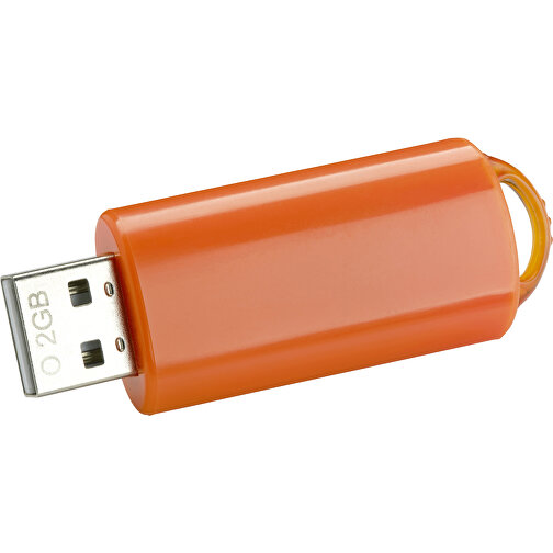 USB-Stick SPRING 3.0 64GB , Promo Effects MB , orange MB , 65 GB , Kunststoff MB , 10 - 45 MB/s MB , 5,80cm x 1,20cm x 2,10cm (Länge x Höhe x Breite), Bild 1