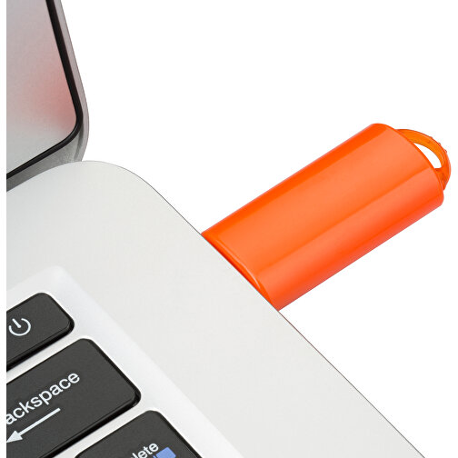 USB-Stick SPRING 3.0 64GB , Promo Effects MB , orange MB , 65 GB , Kunststoff MB , 10 - 45 MB/s MB , 5,80cm x 1,20cm x 2,10cm (Länge x Höhe x Breite), Bild 5