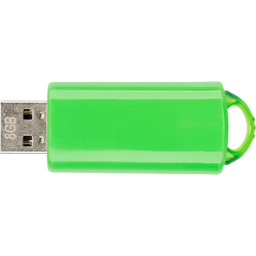 USB-Stick SPRING 3.0 16GB , Promo Effects MB , grün MB , 16 GB , Kunststoff MB , 10 - 45 MB/s MB , 5,80cm x 1,20cm x 2,10cm (Länge x Höhe x Breite), Bild 4