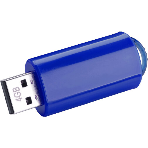 USB-Stick SPRING 3.0 16GB , Promo Effects MB , blau MB , 16 GB , Kunststoff MB , 10 - 45 MB/s MB , 5,80cm x 1,20cm x 2,10cm (Länge x Höhe x Breite), Bild 1