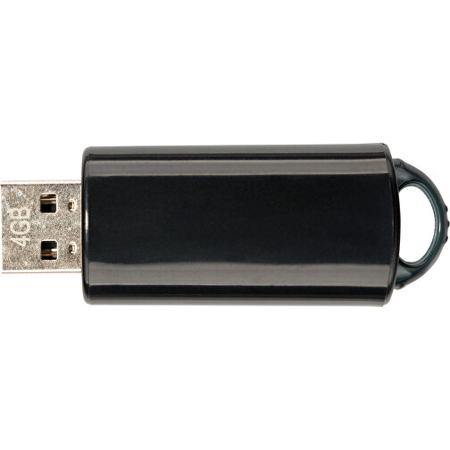 USB-Stick SPRING 3.0 32GB , Promo Effects MB , schwarz MB , 32 GB , Kunststoff MB , 10 - 45 MB/s MB , 5,80cm x 1,20cm x 2,10cm (Länge x Höhe x Breite), Bild 4