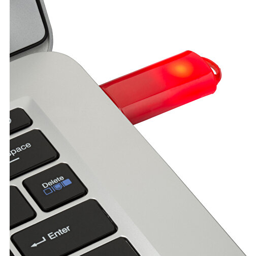 USB-Stick SPRING 1GB , Promo Effects MB , rot MB , 1 GB , Kunststoff MB , 3 - 10 MB/s MB , 5,80cm x 1,20cm x 2,10cm (Länge x Höhe x Breite), Bild 5