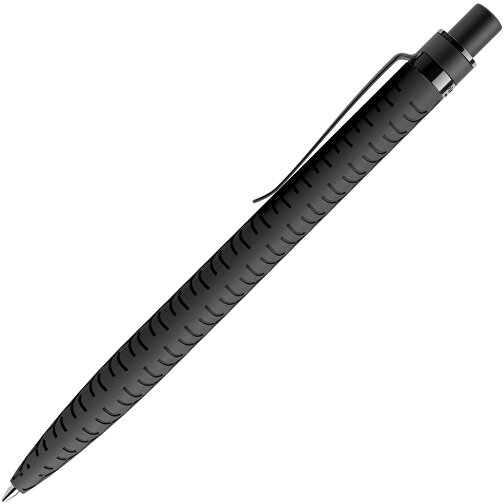 Prodir QS03 Soft Touch PRS Push Kugelschreiber , Prodir, schwarz/schwarz satiniert, Kunststoff/Metall, 14,10cm x 1,60cm (Länge x Breite), Bild 4