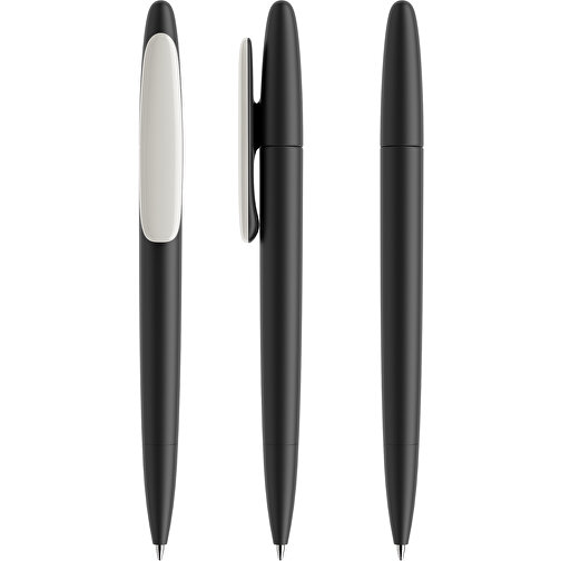 Prodir DS5 TRR Twist Kugelschreiber , Prodir, schwarz/weiß, Kunststoff, 14,30cm x 1,60cm (Länge x Breite), Bild 6