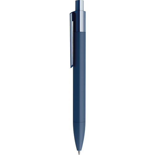 Prodir DS4 Soft Touch PRR Push Kugelschreiber , Prodir, sodalithblau, Kunststoff, 14,10cm x 1,40cm (Länge x Breite), Bild 2