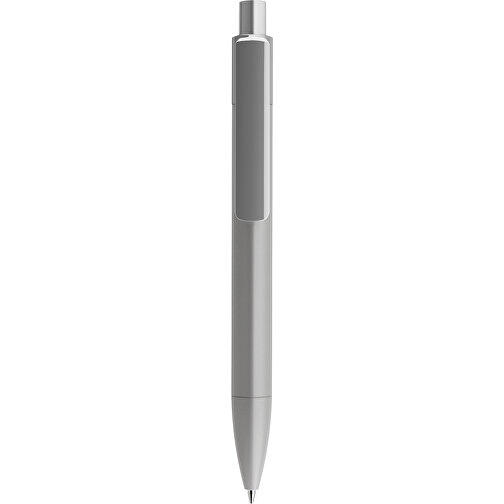 Prodir DS4 PMM Push Kugelschreiber , Prodir, delfingrau, Kunststoff, 14,10cm x 1,40cm (Länge x Breite), Bild 1