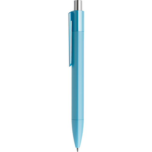 Prodir DS4 PMM Push Kugelschreiber , Prodir, dusty blue / silber poliert, Kunststoff, 14,10cm x 1,40cm (Länge x Breite), Bild 2