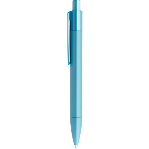 Prodir DS4 PMM Push Kugelschreiber , Prodir, dusty blue, Kunststoff, 14,10cm x 1,40cm (Länge x Breite), Bild 2