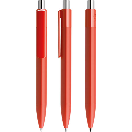 Prodir DS4 PMM Push Kugelschreiber , Prodir, rot / silber poliert, Kunststoff, 14,10cm x 1,40cm (Länge x Breite), Bild 6