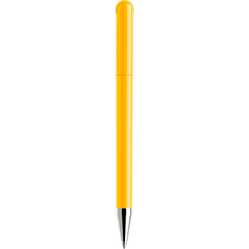 Prodir DS3 TPC Twist Kugelschreiber , Prodir, gelb, Kunststoff/Metall, 13,80cm x 1,50cm (Länge x Breite), Bild 3