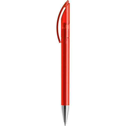 Prodir DS3 TFS Twist Kugelschreiber , Prodir, rot, Kunststoff/Metall, 13,80cm x 1,50cm (Länge x Breite), Bild 2