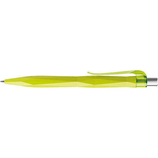 Prodir QS20 PRT Push Kugelschreiber , Prodir, gelbgrün / silber satiniert, Kunststoff/Metall, 14,10cm x 1,60cm (Länge x Breite), Bild 5