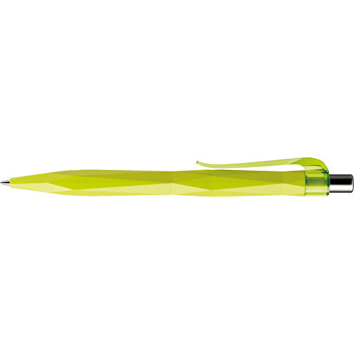 Prodir QS20 PRT Push Kugelschreiber , Prodir, gelbgrün / silber poliert, Kunststoff/Metall, 14,10cm x 1,60cm (Länge x Breite), Bild 5