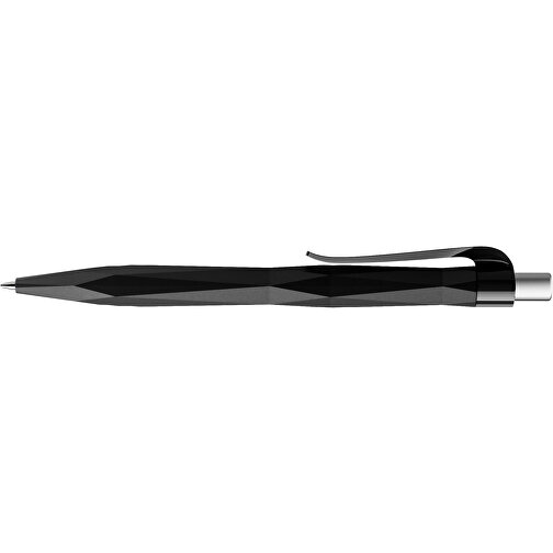 Prodir QS20 PRP Push Kugelschreiber , Prodir, schwarz / silber satiniert, Kunststoff/Metall, 14,10cm x 1,60cm (Länge x Breite), Bild 5