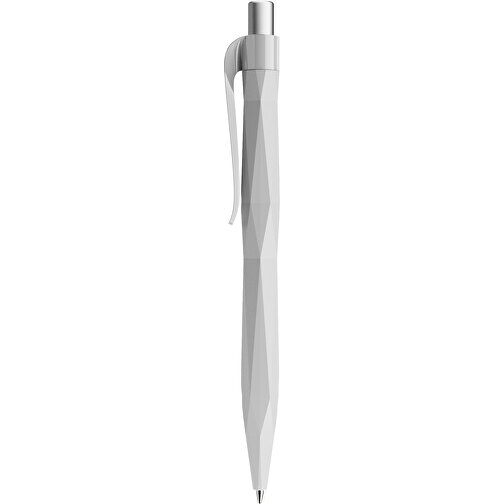 Prodir QS20 PMP Push Kugelschreiber , Prodir, zementgrau / silber satiniert, Kunststoff/Metall, 14,10cm x 1,60cm (Länge x Breite), Bild 2