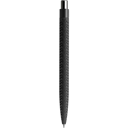 Prodir QS03 PRP Push Kugelschreiber , Prodir, schwarz/silber poliert, Kunststoff/Metall, 14,10cm x 1,60cm (Länge x Breite), Bild 3