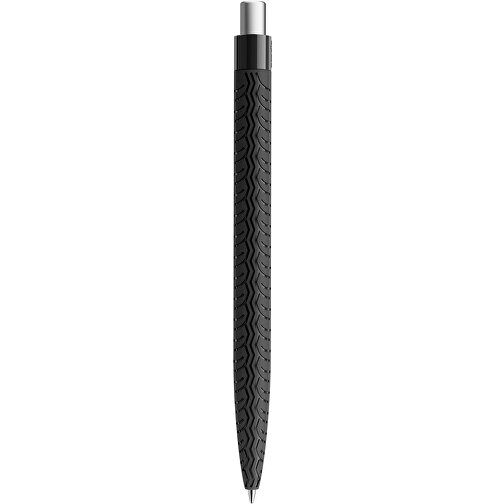 Prodir QS03 PMP Push Kugelschreiber , Prodir, schwarz/silber satiniert, Kunststoff/Metall, 14,10cm x 1,60cm (Länge x Breite), Bild 5