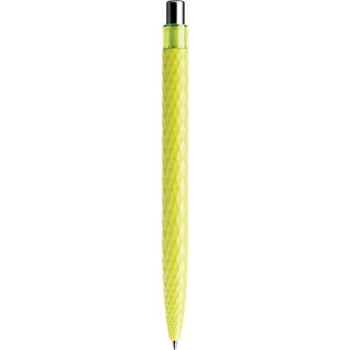 Prodir QS01 PRT Push Kugelschreiber , Prodir, gelbgrün/silber poliert, Kunststoff/Metall, 14,10cm x 1,60cm (Länge x Breite), Bild 3