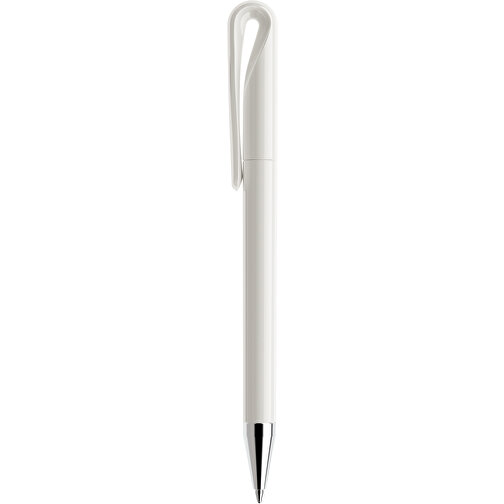 Prodir DS1 TPC Twist Kugelschreiber , Prodir, weiß, Kunststoff/Metall, 14,10cm x 1,40cm (Länge x Breite), Bild 2