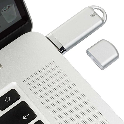 USB-Stick Focus Glänzend 3.0 64GB , Promo Effects MB , silber MB , 65 GB , Kunststoff MB , 10 - 45 MB/s MB , , Bild 4