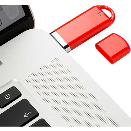 USB-Stick Focus Glänzend 3.0 64GB , Promo Effects MB , rot MB , 65 GB , Kunststoff MB , 10 - 45 MB/s MB , , Bild 4