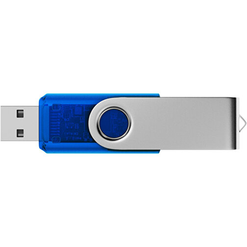 USB-Stick SWING 3.0 64 GB , Promo Effects MB , violett transparent MB , 65 GB , Kunststoff, Metall MB , 10 - 45 MB/s MB , 5,80cm x 1,09cm x 1,90cm (Länge x Höhe x Breite), Bild 3
