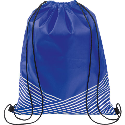 Turnbeutel BRILLIANT , blau, 210D Polyester, 44,00cm x 34,00cm (Länge x Breite), Bild 1