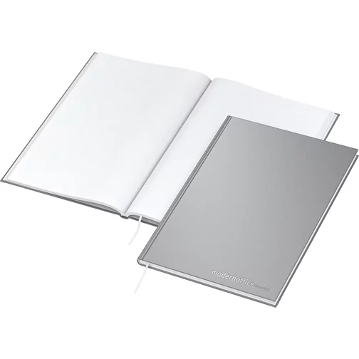 Carnet de notes Carnet de notes A4 Bestseller, argent mat, sérigraphie numérique, Image 1