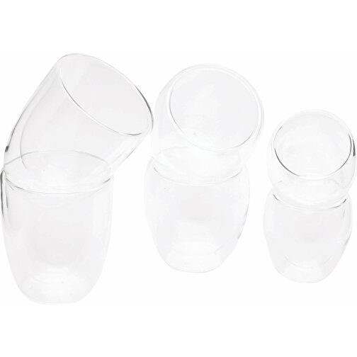 Gläser-Set DRINK LINE S, Doppelwandig: 2er Set , transparent, Borosilikatglas, 7,20cm (Höhe), Bild 7