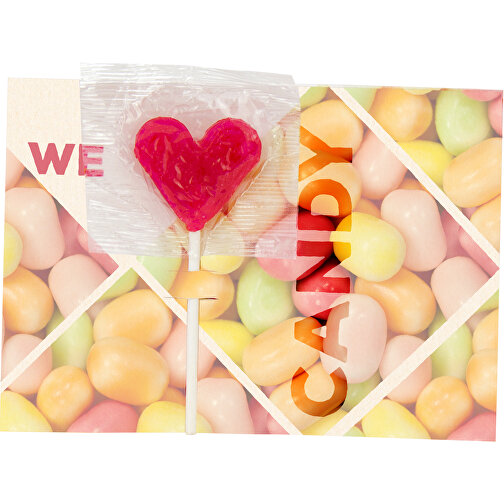 Carte de voux Coeur Lollipop, Image 1