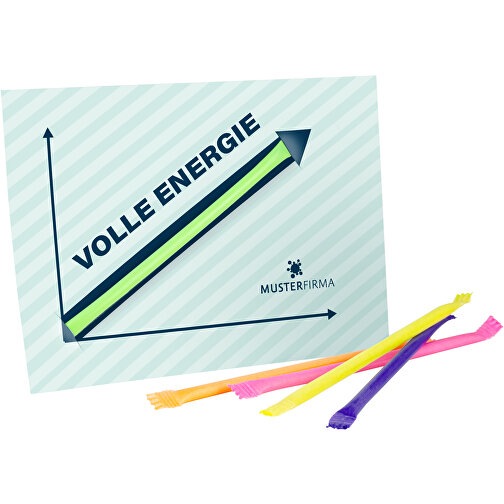 Mailingkarte Energie , Folie, Papierstiel auf Papier, 0,50cm x 10,50cm x 14,80cm (Länge x Höhe x Breite), Bild 2