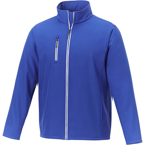 Orion Softshelljacke Für Herren , blau, Mechanisches Stretch Woven 100% Polyester, 250 g/m2, Bonding, Microfleece 100% Polyester, XS, , Bild 1