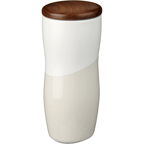 Dwuwarstwowy kubek ceramiczny Reno o pojemności 370 ml, Obraz 1