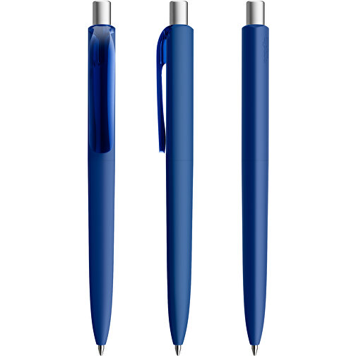 Prodir DS8 PRR Push Kugelschreiber , Prodir, klassikblau/silber satiniert, Kunststoff/Metall, 14,10cm x 1,50cm (Länge x Breite), Bild 6