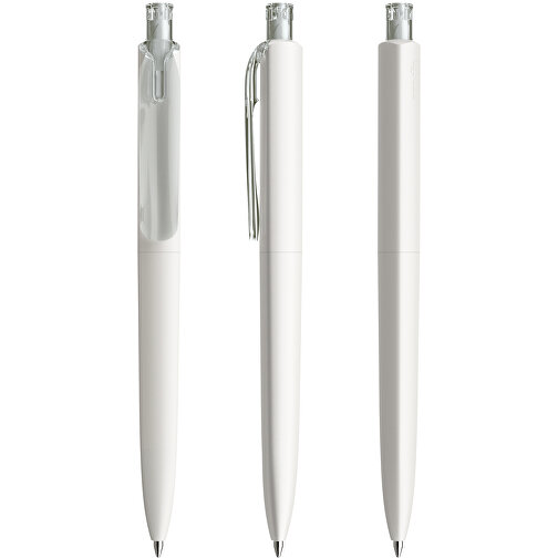 Prodir DS8 PMM Push Kugelschreiber , Prodir, weiß, Kunststoff, 14,10cm x 1,50cm (Länge x Breite), Bild 6